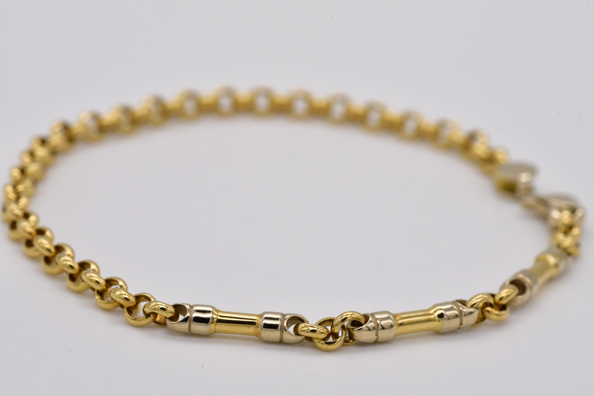 Bracciale oro giallo 18 kt.